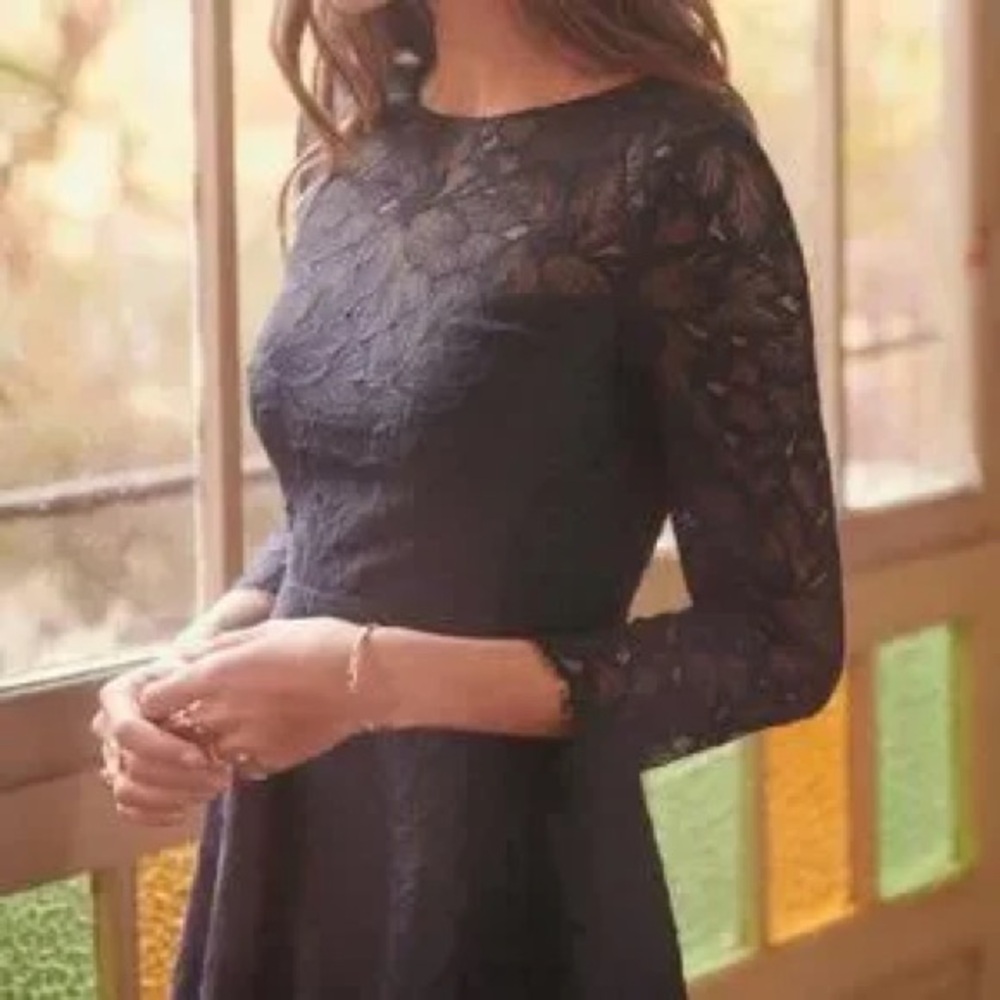 Sezane Lana Dress in Indigo sz FR 38 / US 6